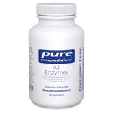 Pure Encapsulations A.I. Enzimas en bote de cápsulas para posible apoyo digestivo.