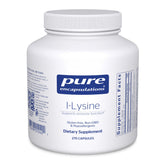 Pure Encapsulations Lisina: cápsulas en botella para defensas naturales.