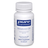 Pure Encapsulations Melatonin-SR en bote promueve descanso prolongado y natural
