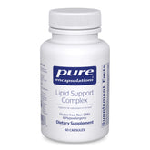Pure Encapsulations Lipid Support Complex en botella: apoyo hepático y metabolismo de lípidos