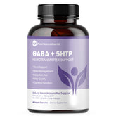 Pure Micronutrients cápsulas de Pure 5-HTP GABA para apoyo al sueño y claridad matutina.
