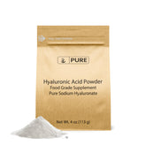 Pure Original Ingredients ácido hialurónico polvo soluble, hidratación suave para la piel