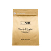 Pure Original Ingredients Vitamin C Powder in a 1lb container, emphasizing pure, undiluted supplementation.