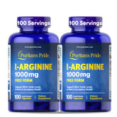 Puritan's Pride L-Arginina 1000 mg en cápsula para soporte muscular