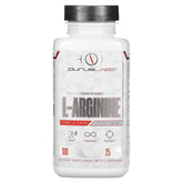 Purus Labs L-Arginina activa en botella para mayor flujo sanguíneo durante el entrenamiento.