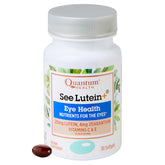 Quantum Health See Lutein+ botella con cápsulas para el cuidado ocular diario.