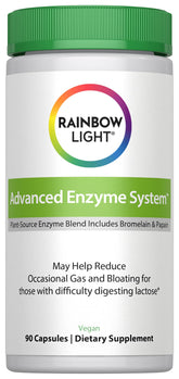 Rainbow Light sistema avanzado de enzimas: apoyo potencial a la digestión diaria
