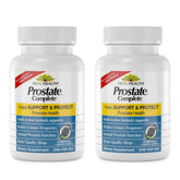 Real Health Prostate Complete: botella de cápsulas blandas para uso diario.