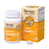 Renzo's Vitamina C para niños, sabor naranja, disoluble para facilitar su ingestión.