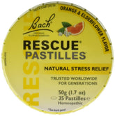 Pastillas RESCUE REMEDY en envase frontal para uso diario ante el estrés