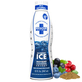 Rescue Detox ICE sabor arandano, botella frontal para uso diario.