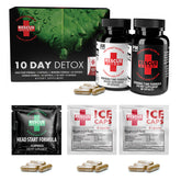 Rescue Detox kit-presentacion: vista general del conjunto para desintoxicación diaria
