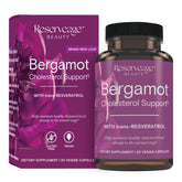 Reserveage Beauty Bergamot en botella, apoyo antioxidante para la salud cardíaca.