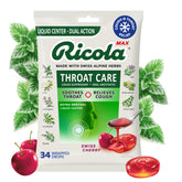 Ricola Max empaque grande cuidado de garganta cereza para uso doméstico