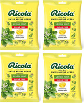 Ricola sin azúcar: pastillas limón-menta para alivio suave y refrescante de garganta.