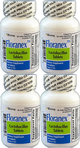 Rising Floranex Probítico: tabletas en frasco que apoyan la microbiota intestinal