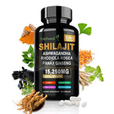 Rolphood Shilajit puro himalayo en cápsulas para uso diario y bienestar