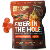 Rrhoid Rage, gomitas con fibra y magnesio, apoyo digestivo suave y agradable.