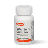 Botella de Rugby Laboratories con comprimidos de vitamina B para energía diaria.