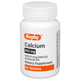 Rugby Laboratories tabletas de calcio 600 mg para uso diario