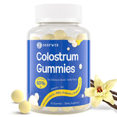 Sakpwer gomitas colostro vainilla en frasco ideal para consumo diario