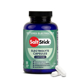 SaltStick cápsulas con cafeína para energía sostenida durante entrenamientos.