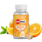 SaltStick FastChews naranja, empaque de 60 tabletas, para hidratación durante entrenamientos.