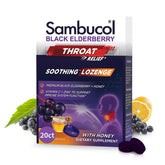 Pastillas Sambucol de saúco negro, presentación práctica para viaje.
