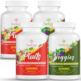 Santegra: dos frascos, fácil para incorporar frutas y verduras al día.