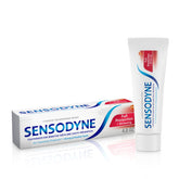 Sensodyne pack 4 tubos 4oz para protección total de dientes.