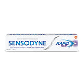 Sensodyne Relieve Rápido, pasta dental 80 g, dos unidades, uso diario suave para dientes sensibles