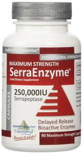 Serra Enzyme: cápsulas de 250,000 UI para uso diario