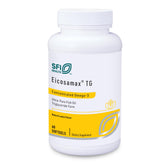 SFI Health Eicosamax TG cápsulas frente, apoyo diario con omega-3 puro.
