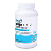 SFI Health Klaire Labs Sibb-Zymes, botella frontal, apoyo a la digestión de carbohidratos.