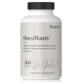 Shaklee OsteoMatrix: botella con caplets recubiertos para soporte óseo diario.