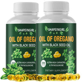 SHAPEINGIRL aceite de oregano en botella para apoyo inmunitario diario.