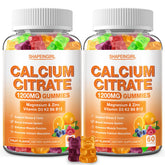 SHAPEINGIRL calcio citrato 1200mg en bote de gominolas para huesos fuertes