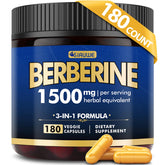 SIAUWE Berberina 1500 mg en cápsulas para apoyo metabólico diario