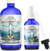 Spray coloidal SILVER HOLISTICS 4oz para aplicación rápida y suave.