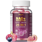 Sizyok NAD Resveratrol Gomitas: botella con gomitas para energía diaria