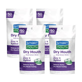 SmartMouth Dry Mouth Dual-Action Mints empaque frontal para aliento fresco diario