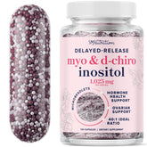 Botella-vertida SMNutrition con Myo-Inositol y D-Chiro Inositol, equilibrio hormonal.