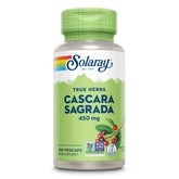 SOLARAY Cascara Sagrada, botella vertido, soporte digestivo natural para uso diario.