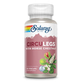 SOLARAY Circulegs frasco frontal, diseño claro para apoyar el bienestar diario.