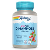 SOLARAY D-Mannose CranActin: frasco de cápsulas para apoyo urinario diario