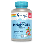 SOLARAY D-Mannose con CranActin: botella para apoyo urinario diario