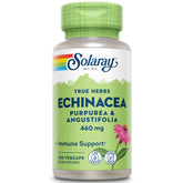 SOLARAY Echinácea Angustifolia y Purpurea, cápsulas vegetales de 460 mg para uso diario