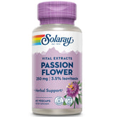 SOLARAY Pasion Flor Capsulas: apoyo a la relajación diaria y calma momentánea.