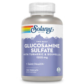 SOLARAY Glucosamine Sulfate 1500mg: botella para soporte de articulaciones en uso diario