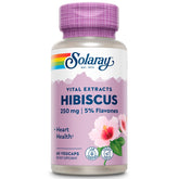 SOLARAY hibisco sabdariffa cápsulas veganas, fácil de incorporar en tu rutina.